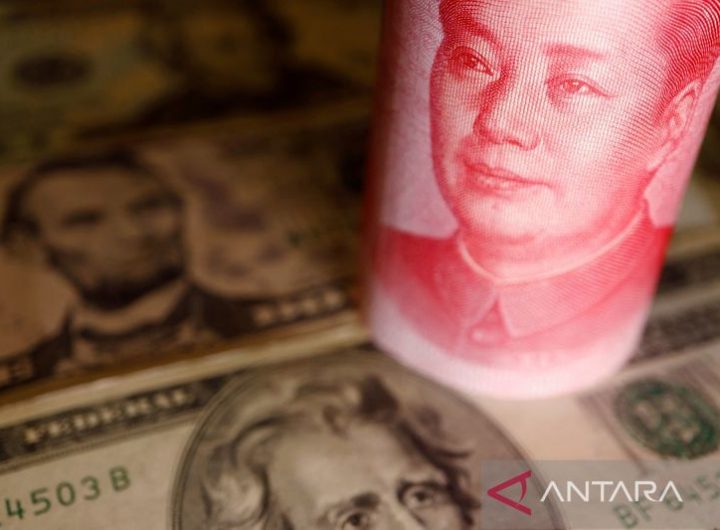 Yuan terdongkrak 220 basis poin menjadi 7,1769 terhadap dolar AS