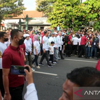 Presiden Jokowi apresiasi perhelatan Porseni NU dan jalan sehat