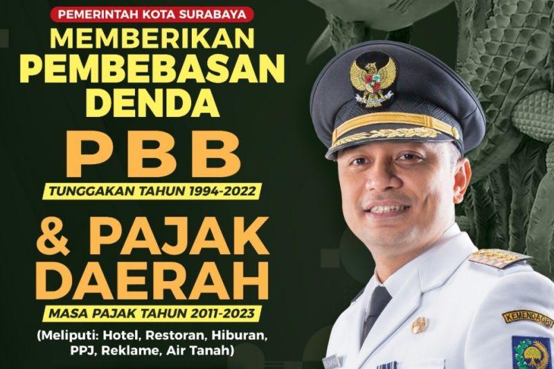 Pemkot Surabaya bebaskan sanksi denda PBB jelang HJKS ke-730