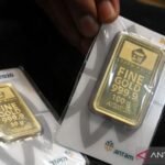 Selasa ini harga emas Antam turun Rp9.000 jadi Rp2,613 juta/gr