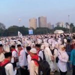 Ribuan Orang Mulai Padati Monas, Antusias Ikuti Zikir dan Doa Kebangsaan
