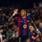 Raphinha hattrick saat Barcelona hancurkan Racing Santander 7-2