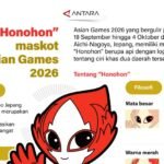 "Honohon" maskot Asian Game 2026