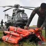 Bantu pemadaman karhutla, TNI AU kerahkan helikopter Airbus dengan kapasitas angkut 2000 liter air.