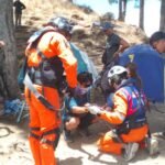 Tim gabungan evakuasi pendaki yang alami kecelakaan di Gunung Rinjani