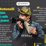 Kimi Antonelli semakin dekat raih gelar juara